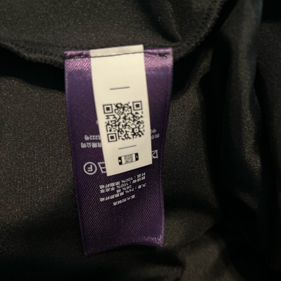 Jerome Rebrode Ralph Lauren Purple Label Black Lace Cocktail Maxi Dress Formal 8 - Picture 11 of 13